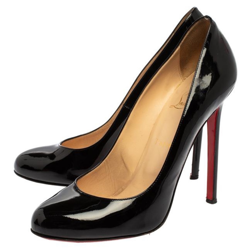 Christian Louboutin Black Patent Heels **SOLD**
